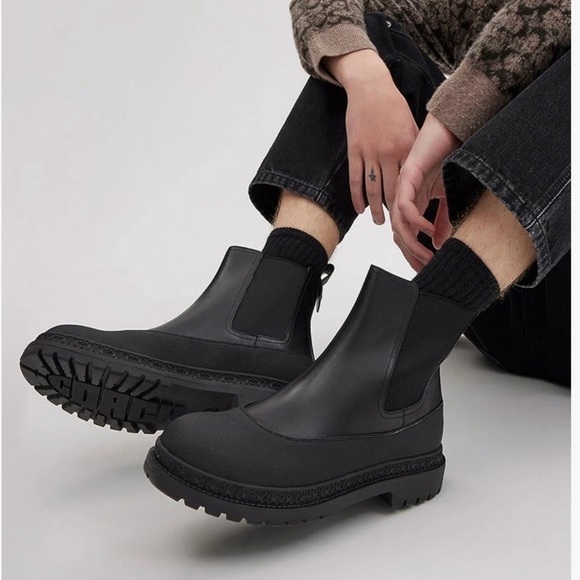 Coach Men's Leather Boots Carver, Black Size 8.5 US MSRP $295 - Picture 5 of 5